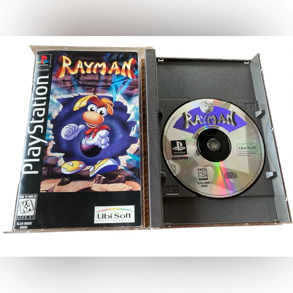 RARE Rayman LONG BOX Original Works with Both PlayStation 1 & PlayStation 2 - Picture 6 of 15